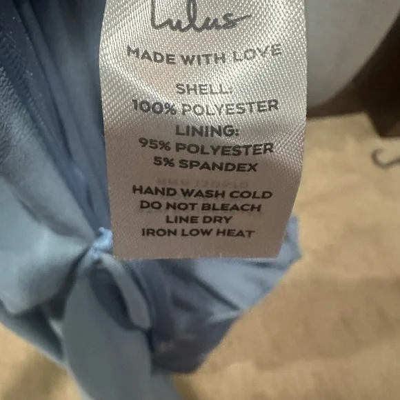 NWT SIZE XS Lulu's Elegant Blue Maxi Dress - Picture 11 of 12